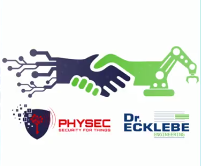 Logos der Firmen Dr. Ecklebe Engineering GmbH und PHYSEC.