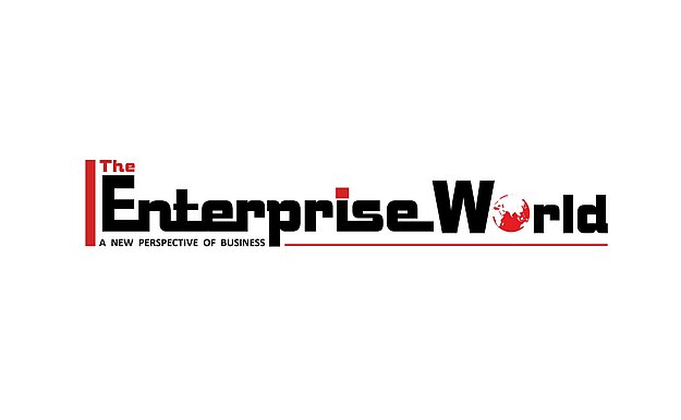 The Enterprise World Logo mit roter Weltkugel als O