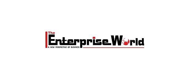 The Enterprise World Logo with red globe as O
