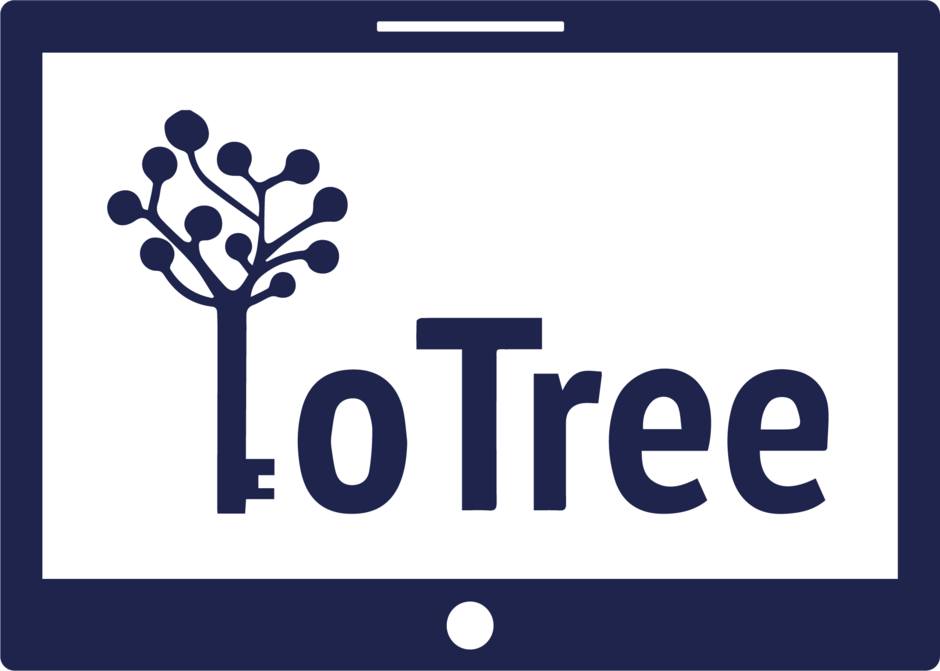 Illustration of a desktop screen saying IoTree