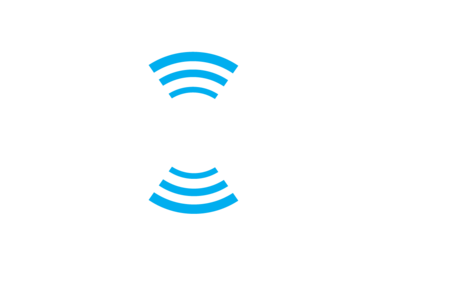 Das LoRa Alliance Logo auf einem blauen Hintergrund symbolisiert, dass PHYSEC Mitglied der LoRa Alliance ist.