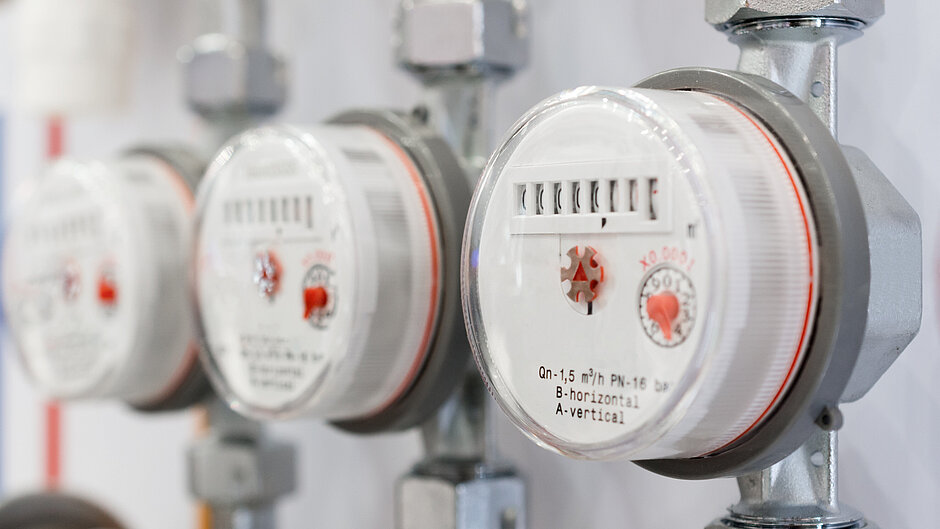 Smart Metering Wasser: Technologie - Regulatorik - Markt Drei Wasserzähler