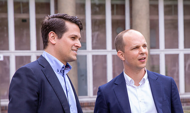 PHYSEC founders Christian Zenger and Heiko Koepke